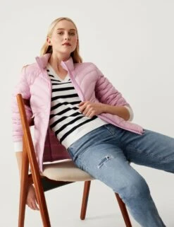 Feather & Down Packaway Puffer Jacket -M&S SD 01 T49 4486 IN X EC 4