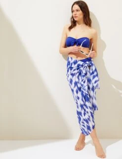 Padded Tie Detail Bandeau Bikini Top -M&S SD 01 T52 8906B BN X EC 1