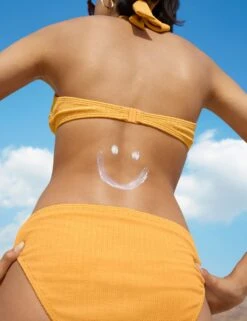 Textured High Leg Bikini Bottoms -M&S SD 01 T52 8908L JO X EC 8