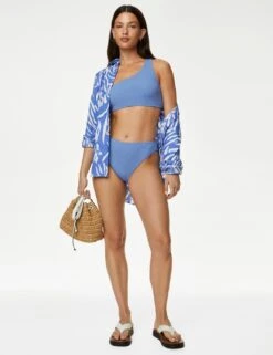 Textured One Shoulder Bikini Top 11 Textured One Shoulder Bikini Top -M&S SD 01 T52 8909B UN X EC 2