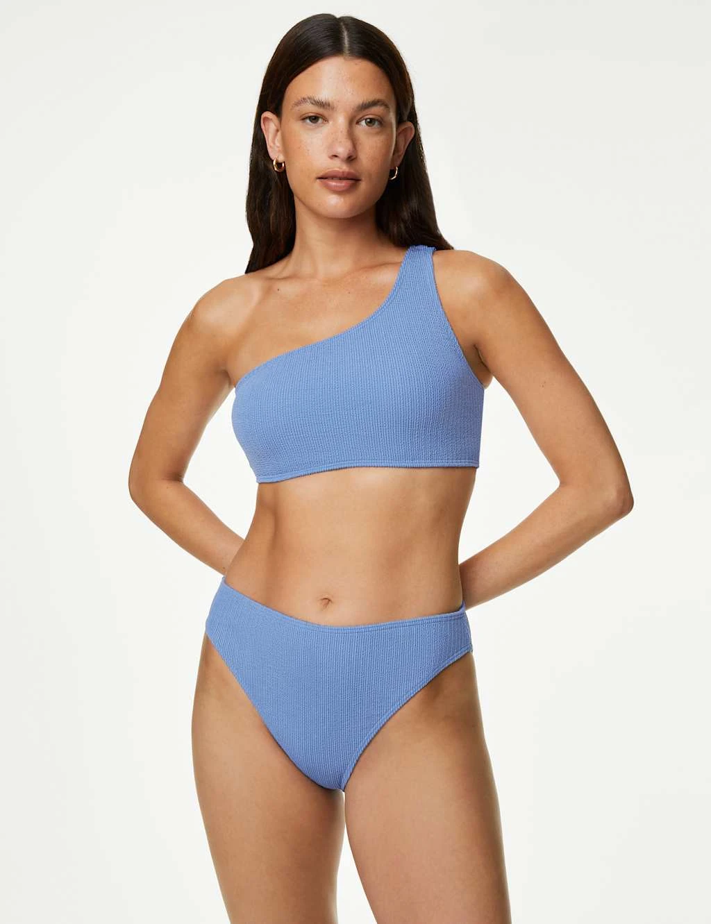 Textured One Shoulder Bikini Top 7 Textured One Shoulder Bikini Top - Image 5