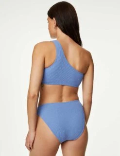 Textured One Shoulder Bikini Top 13 Textured One Shoulder Bikini Top -M&S SD 01 T52 8909B UN X EC 4