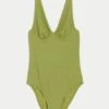 Ribbed Wired Plunge Swimsuit 1 Ribbed Wired Plunge Swimsuit -M&S SD 01 T52 8936 J2 X EC 90