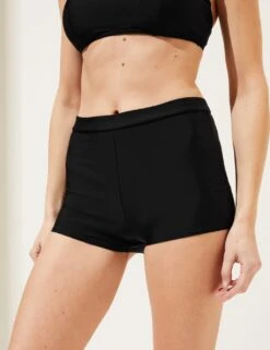 High Waisted Swim Shorts -M&S SD 01 T52 8951 Y0 X EC 1