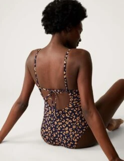 Maternity Printed Scoop Neck Swimsuit -M&S SD 01 T52 8956M N6 X EC 2