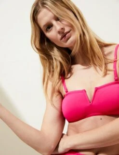 Padded Bandeau Plunge Bikini Top 11 Padded Bandeau Plunge Bikini Top -M&S SD 01 T52 8965B FU X EC 2