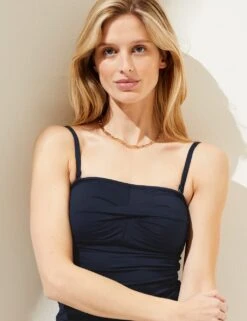 Tummy Control Padded Bandeau Tankini Top 9 Tummy Control Padded Bandeau Tankini Top -M&S SD 01 T52 8967T F0 X EC 1