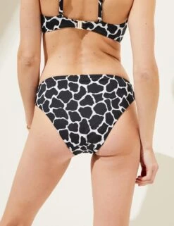 Animal Print High Waisted Bikini Bottoms 10 Animal Print High Waisted Bikini Bottoms -M&S SD 01 T52 8974W Y4 X EC 2