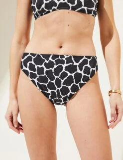 Animal Print High Waisted Bikini Bottoms 11 Animal Print High Waisted Bikini Bottoms -M&S SD 01 T52 8974W Y4 X EC 3