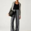 Printed Wide Leg Trousers