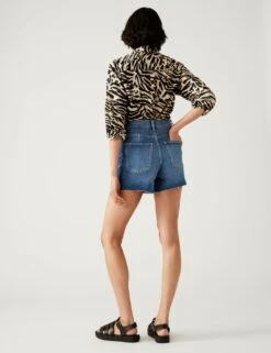 Denim Mom High Waisted Shorts -M&S SD 01 T57 3022 QQ X EC 3