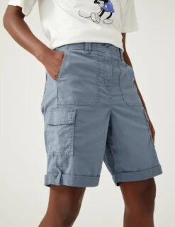 Tencel™ Rich Cargo Tea Dyed Shorts -M&S SD 01 T57 3052 AS X EC 3