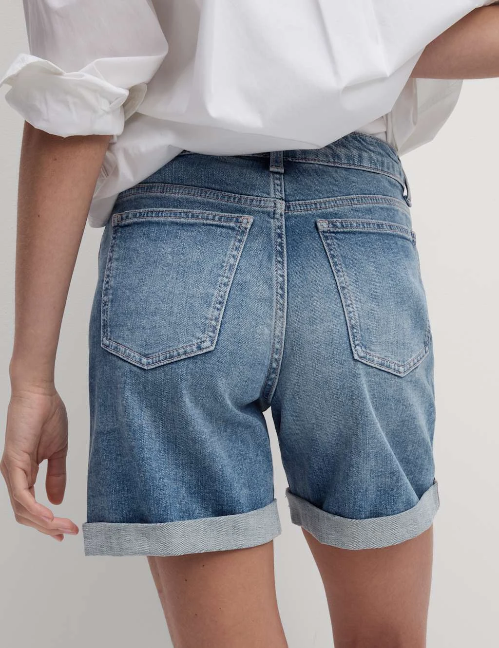 Denim Boyfriend Shorts 3 Denim Boyfriend Shorts