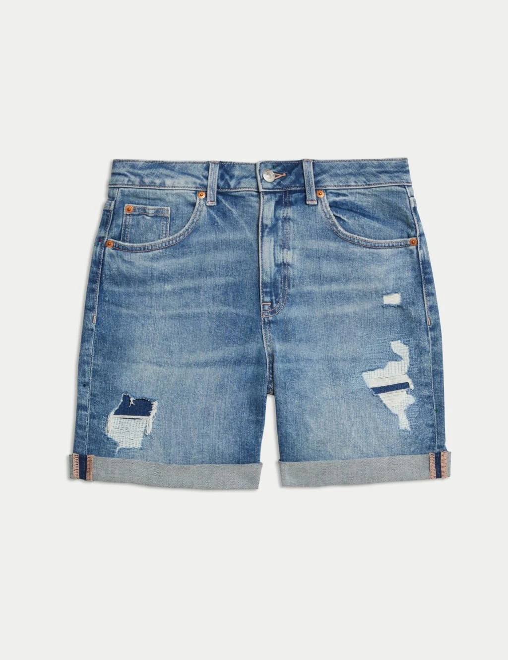 Denim Boyfriend Shorts 4 Denim Boyfriend Shorts - Image 2