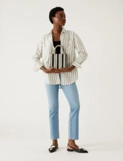 Slim Fit Ankle Grazer Jeans -M&S SD 01 T57 4462 XA X EC 1