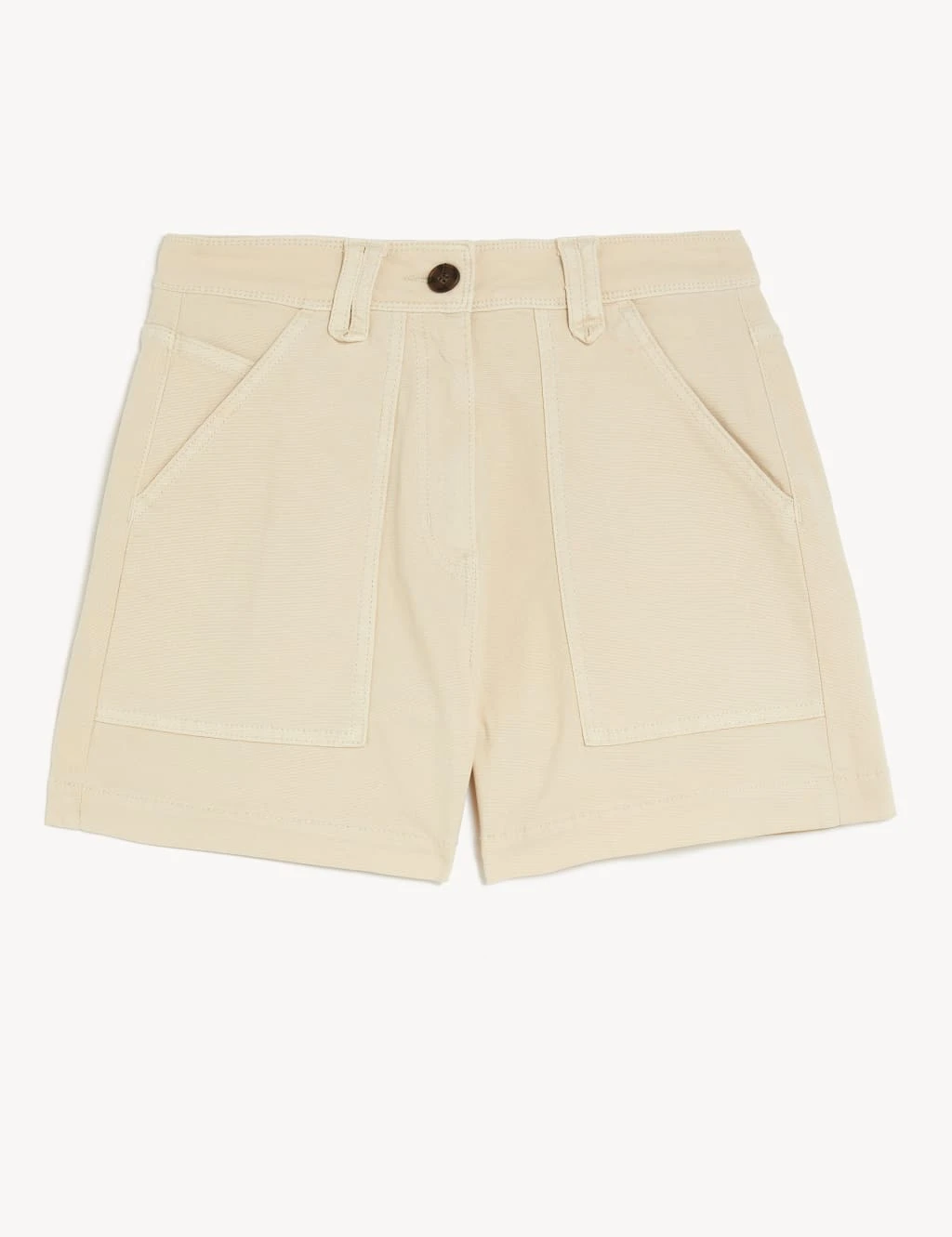 Cotton Rich High Waisted Utility Shorts 4 Cotton Rich High Waisted Utility Shorts - Image 2