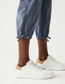 Tencel™ Rich Cargo Cropped Trousers -M&S SD 01 T57 5916 T3 X EC 2