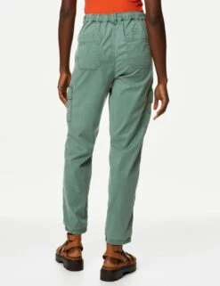 Tencel™ Rich Cargo Tea Dyed Trousers -M&S SD 01 T57 6261 KH X EC 3
