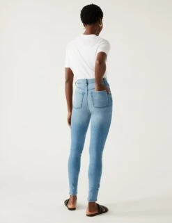 Ivy High Waisted Embroidered Skinny Jeans -M&S SD 01 T57 7689B XA X EC 3