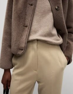 Tapered Ankle Grazer Trousers -M&S SD 01 T59 1037T YF X EC 4