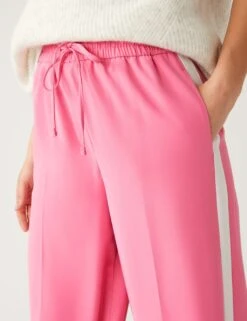 Side Stripe Drawstring Wide Leg Trousers -M&S SD 01 T59 1130T A2 X EC 2