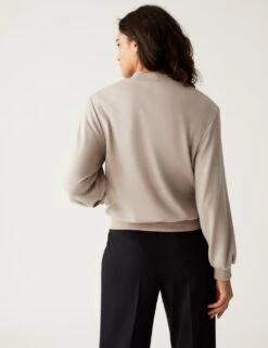 Relaxed Bomber Jacket -M&S SD 01 T59 1134J GD X EC 3