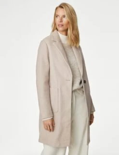 Relaxed Single Breasted Coatigan -M&S SD 01 T59 1185C KC X EC 1