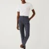 Cotton Rich Polka Dot Slim Fit Trousers