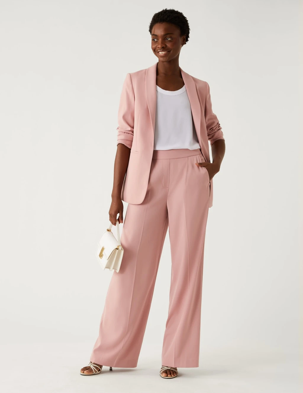 Satin Look Relaxed Blazer 5 Satin Look Relaxed Blazer - Image 3