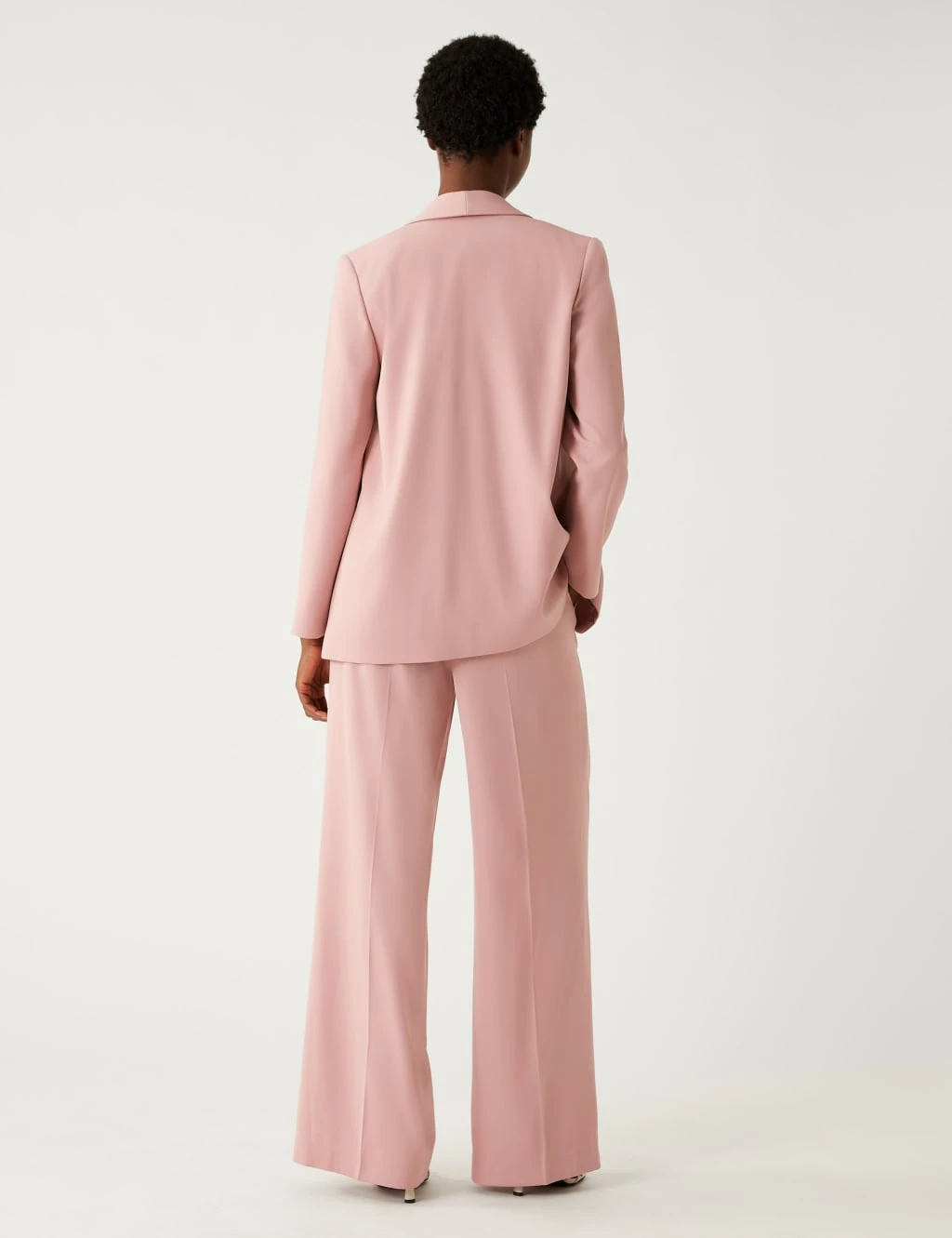 Satin Look Relaxed Blazer 7 Satin Look Relaxed Blazer - Image 5