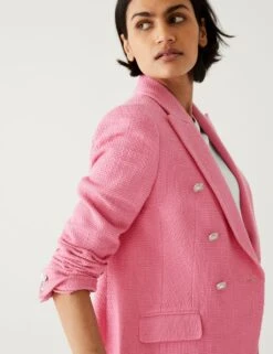 Tweed Tailored Textured Blazer -M&S SD 01 T59 2162J A2 X EC 2