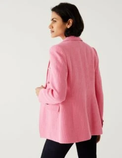 Tweed Tailored Textured Blazer -M&S SD 01 T59 2162J A2 X EC 3