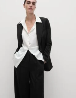 Wide Leg Trousers -M&S SD 01 T59 8765 Y0 X EC 1