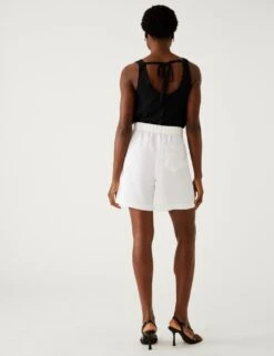 High Waisted Shorts -M&S SD 01 T59 9697T KY X EC 3