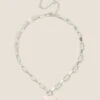 Short Rose Quartz Pendant Necklace 1 Short Rose Quartz Pendant Necklace -M&S SD 01 T66 4250N A0 X EC 90