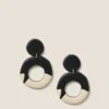 Powder Coated Drop Earrings -M&S SD 01 T66 5047E Y4 X EC 90