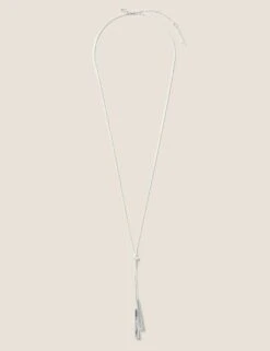 Sleek Y Lariat Necklace