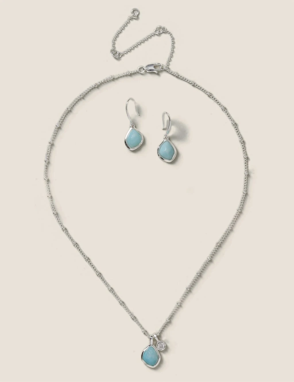 Semi Precious Earring And Necklace Set 4 Semi Precious Earring And Necklace Set - Image 2