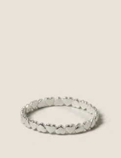 Sterling Silver Heart Ring -M&S SD 01 T66 9045G XX X EC 1