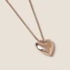 Rose Gold Tone Heart Short Chain -M&S SD 01 T66 9061N C9 X EC 0