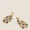 Semi Precious Statement Drop Earrings -M&S SD 01 T66 9067E S0 X EC 0