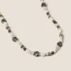 Semi-Precious Beaded Long Necklace -M&S SD 01 T66 9120N J0 X EC 0
