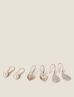 Pearl Drop Earring 3 Pack