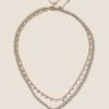 Multi Row Beaded Necklace -M&S SD 01 T66 9176N D0 X EC 0