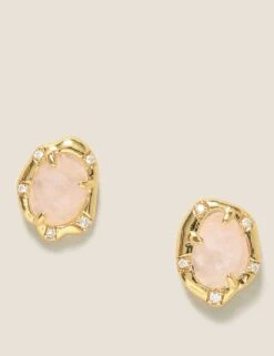 14ct Gold Plated Semi Precious Earrings