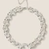 Chunky Circle Pendant Necklace -M&S SD 01 T66 9219N XX X EC 0