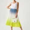 Ombre Pleated Midaxi Skirt -M&S SD 01 T69 3365 ZZ X EC 0