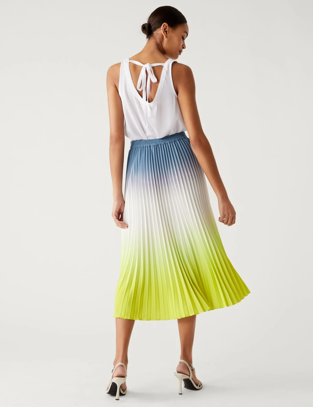 Ombre Pleated Midaxi Skirt 6 Ombre Pleated Midaxi Skirt - Image 4