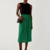 Pleated Midaxi Skirt -M&S SD 01 T69 3368 J0 X EC 0