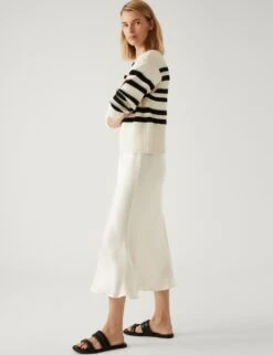 Satin Midaxi Slip Skirt